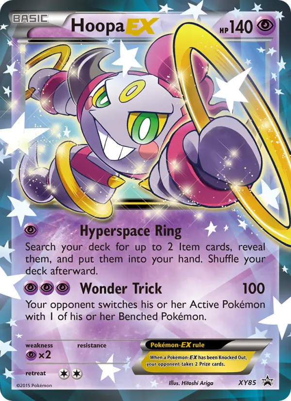 Hoopa EX None Pokemon card #XY85 from XY Black Star Promos
