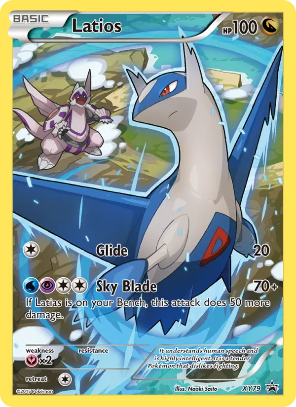 Latios None Pokemon card #XY79 from XY Black Star Promos