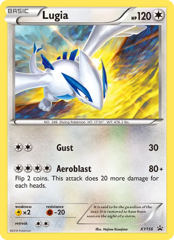 Lugia None Pokemon card #XY156 from XY Black Star Promos