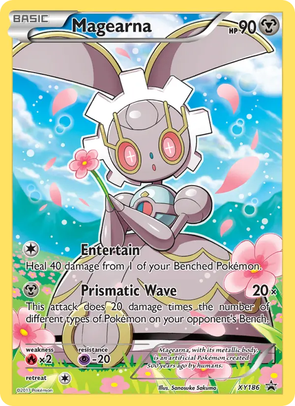 Magearna Common Pokemon card #XY186 from XY Black Star Promos