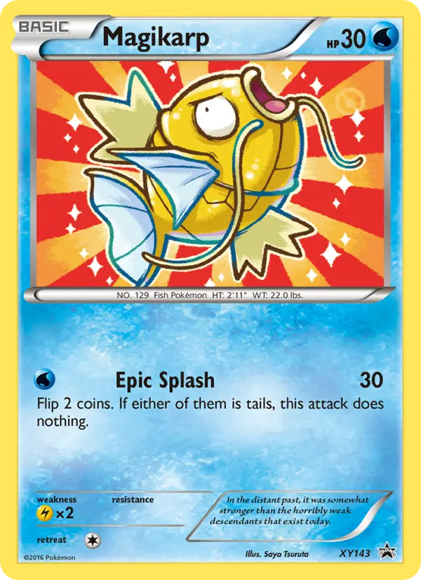 Magikarp None Pokemon card #XY143 from XY Black Star Promos