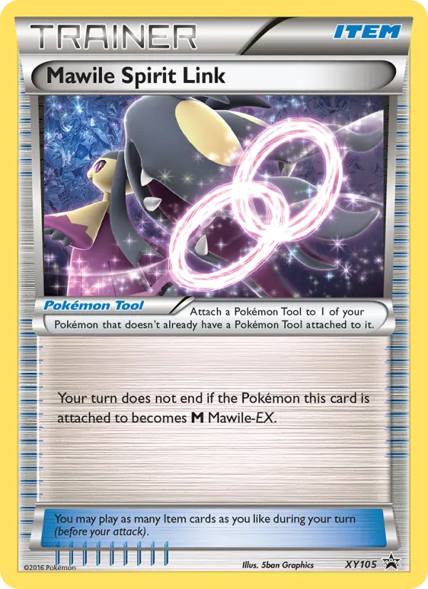 Mawile Spirit Link None Pokemon card #XY105 from XY Black Star Promos