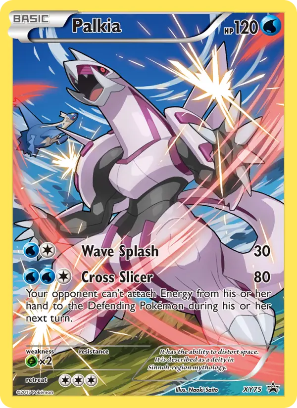 Palkia None Pokemon card #XY75 from XY Black Star Promos