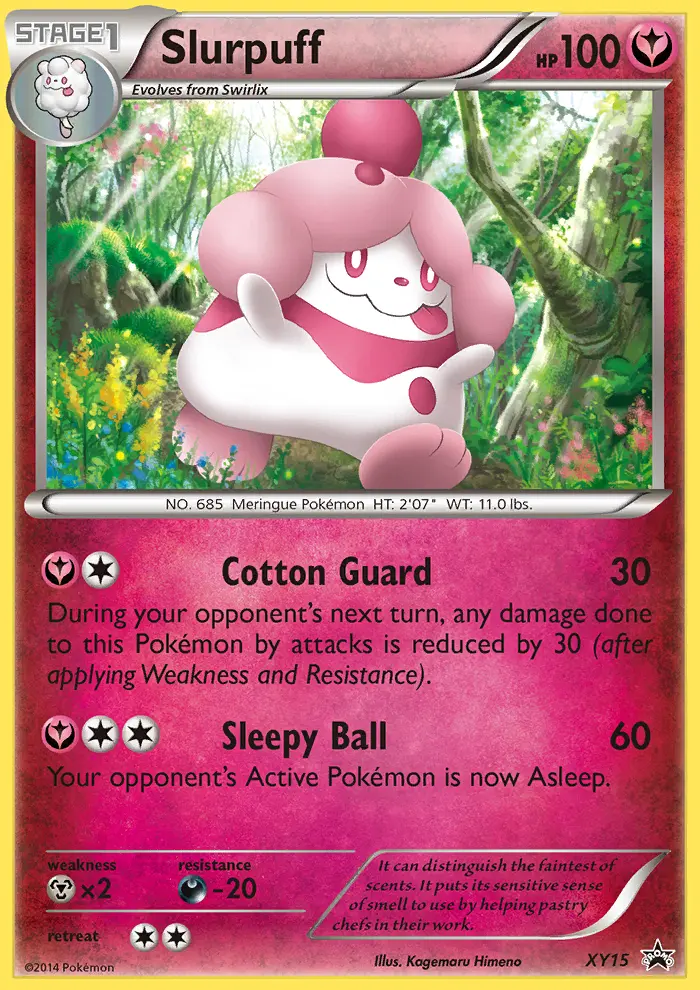 Slurpuff None Pokemon card #XY15 from XY Black Star Promos