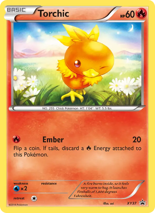 Torchic None Pokemon card #XY37 from XY Black Star Promos
