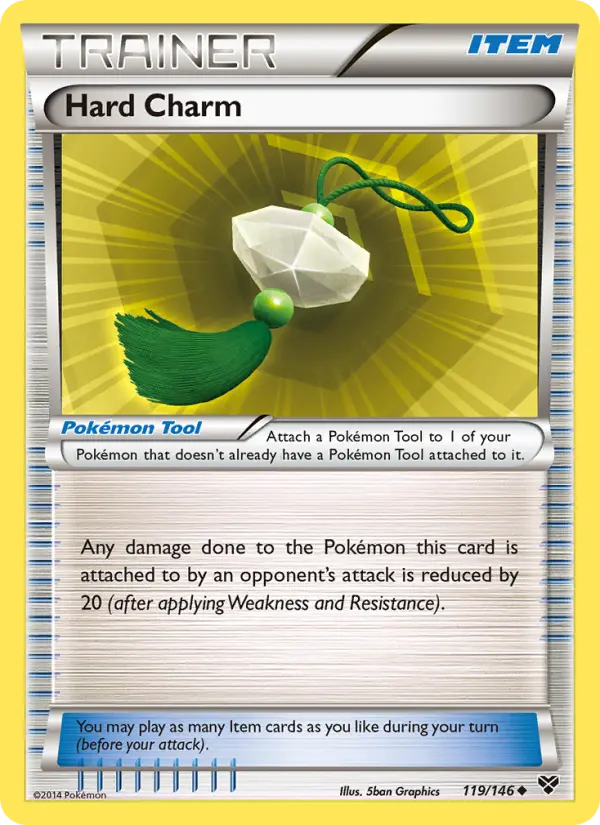 Hard Charm Uncommon Pokemon card #119 from XY