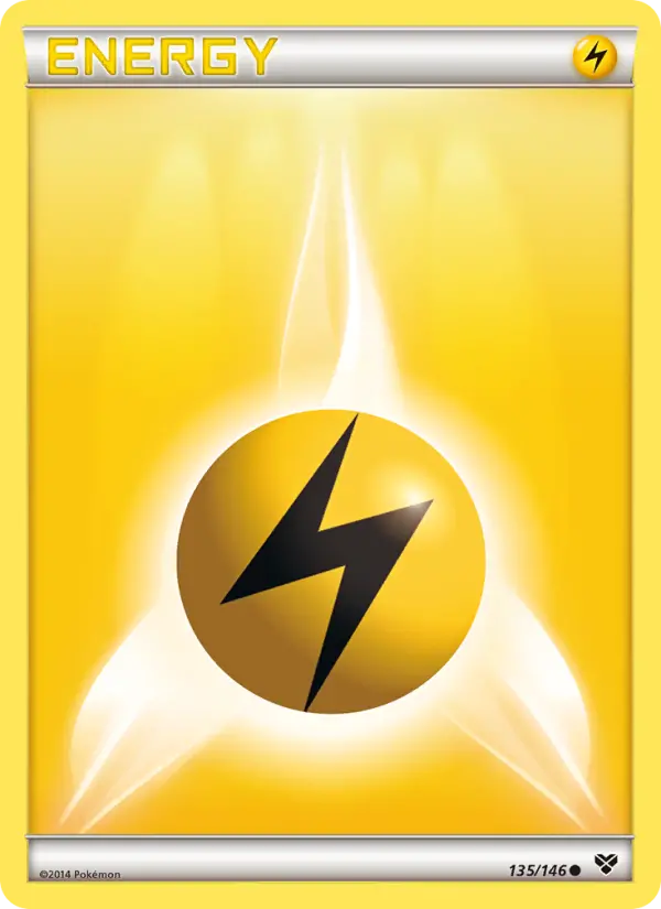 Lightning Energy Common Pokemon card #135 from XY