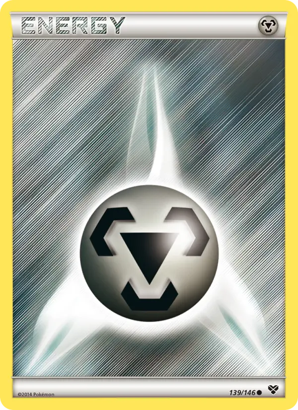 Metal Energy Common Pokemon card #139 from XY