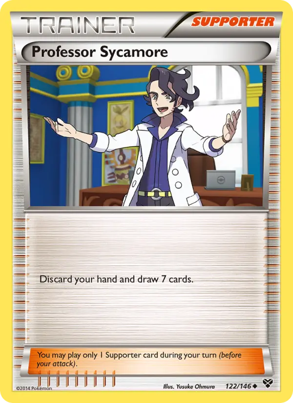 Professor Sycamore Uncommon Pokemon card #122 from XY