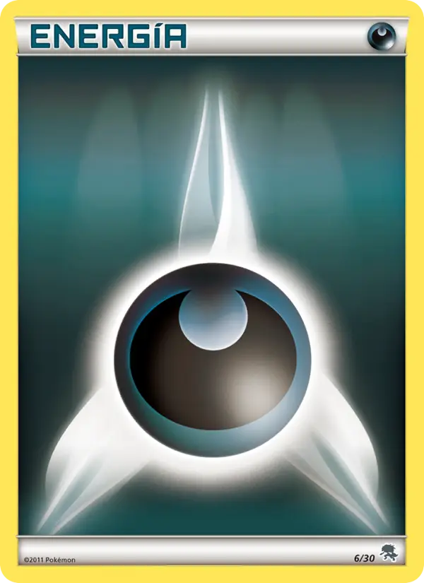 Darkness Energy None Pokemon card #6 from BW trainer Kit (Zoroark)