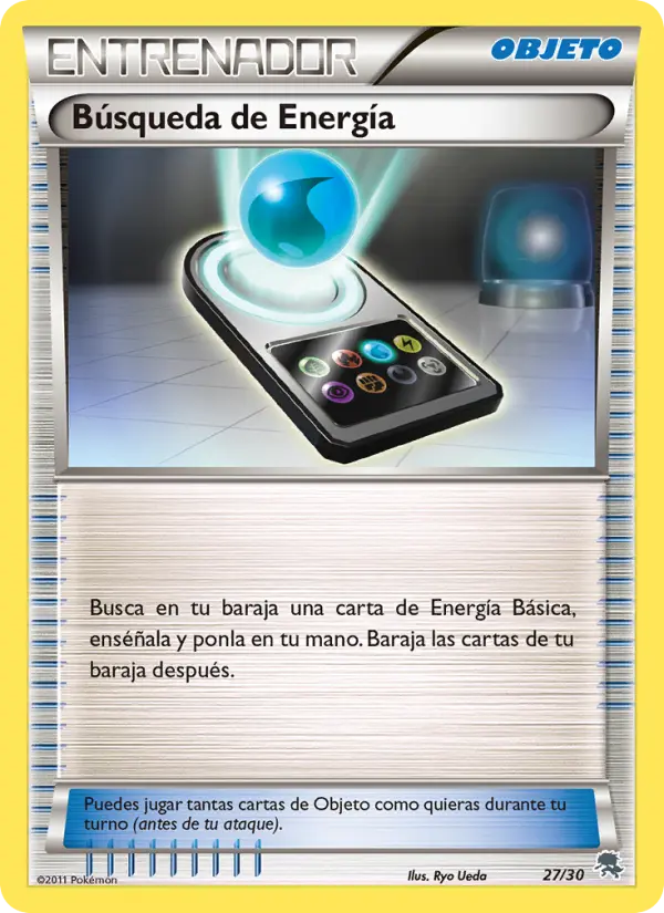 Energy Search None Pokemon card #27 from BW trainer Kit (Zoroark)
