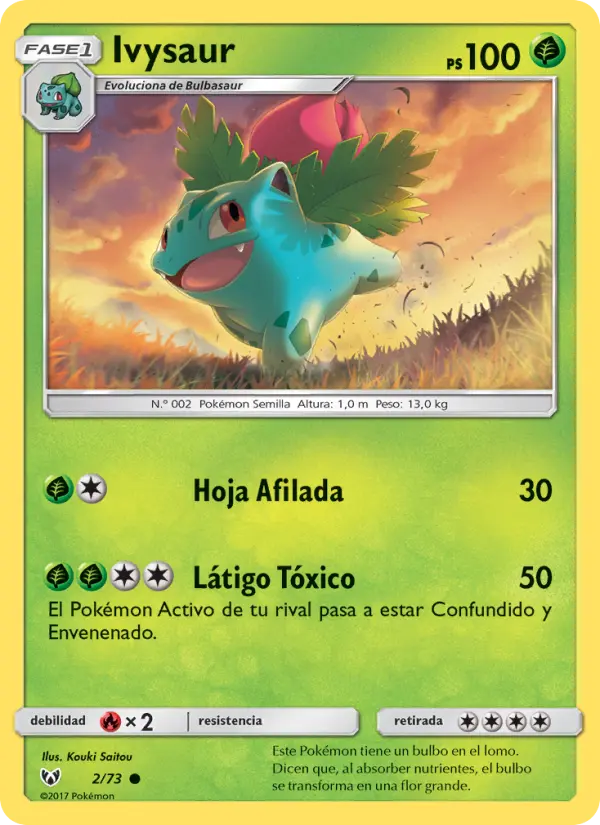 Ivysaur Common Pokemon card #2 from Shining Legends