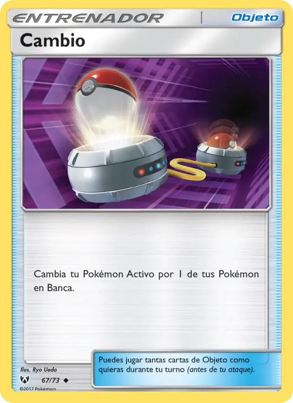 Switch Uncommon Pokemon card #67 from Shining Legends