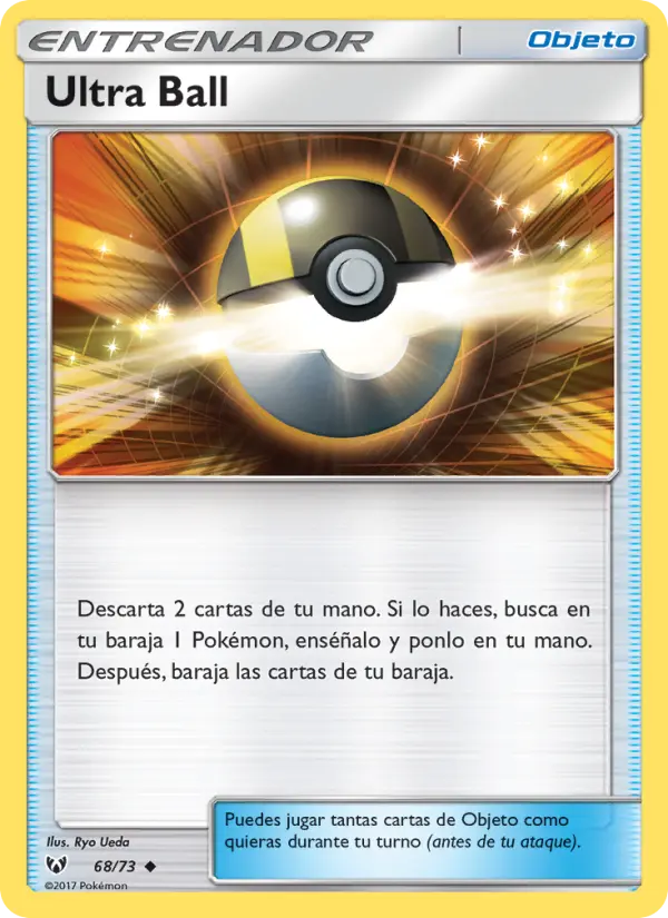Ultra Ball Uncommon Pokemon card #68 from Shining Legends