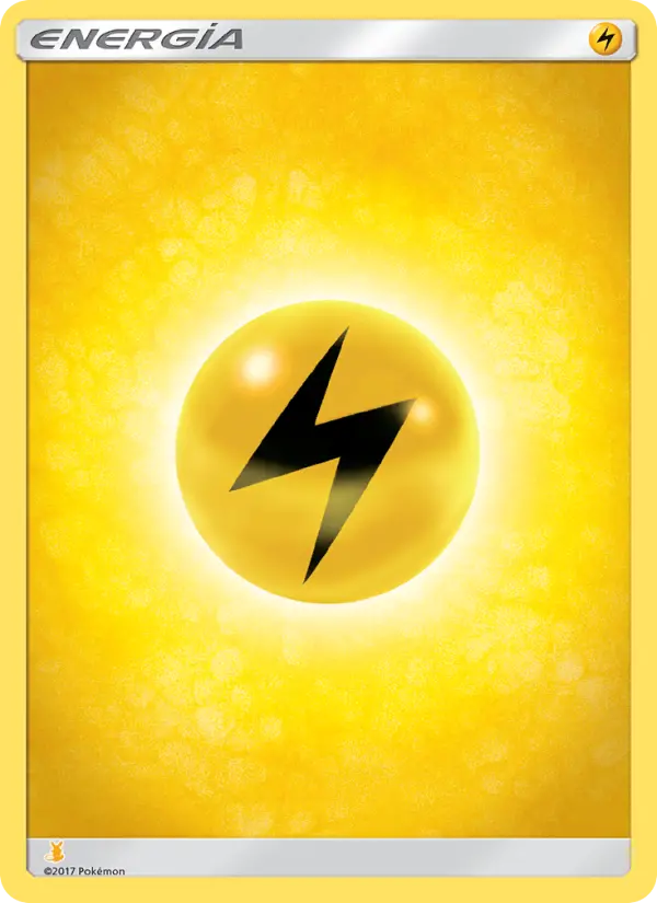 Lightning Energy Common Pokemon card #2 from SM trainer Kit (Alolan Raichu)