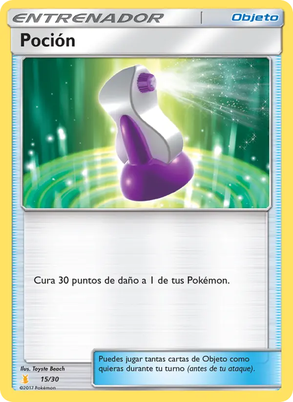Potion Uncommon Pokemon card #15 from SM trainer Kit (Alolan Raichu)