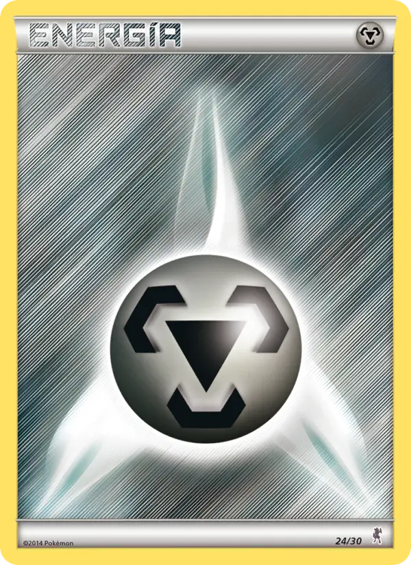 Metal Energy Common Pokemon card #24 from XY trainer Kit (Bisharp)