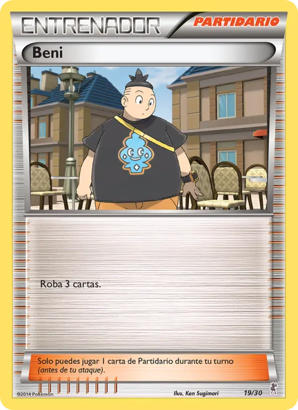Tierno Uncommon Pokemon card #19 from XY trainer Kit (Bisharp)
