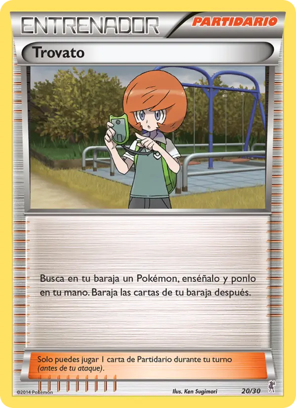 Trevor Uncommon Pokemon card #20 from XY trainer Kit (Bisharp)