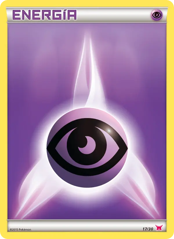 Psychic Energy Common Pokemon card #17 from XY trainer Kit (Latias)