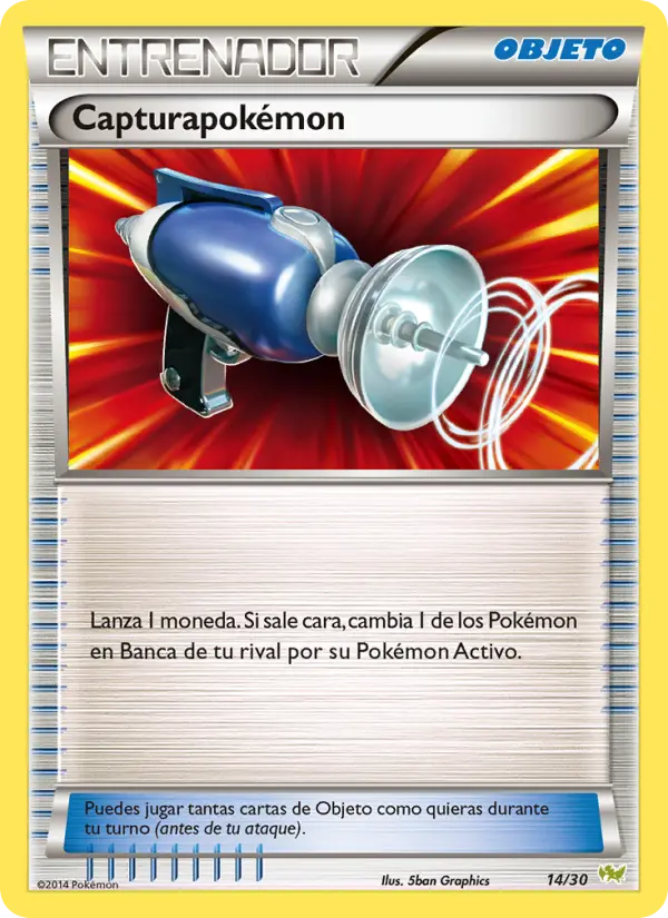Pokémon Catcher Uncommon Pokemon card #14 from XY trainer Kit (Noivern)