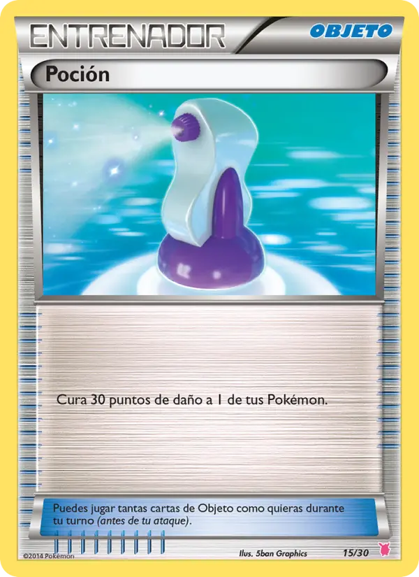Potion Common Pokemon card #15 from XY trainer Kit (Wigglytuff)
