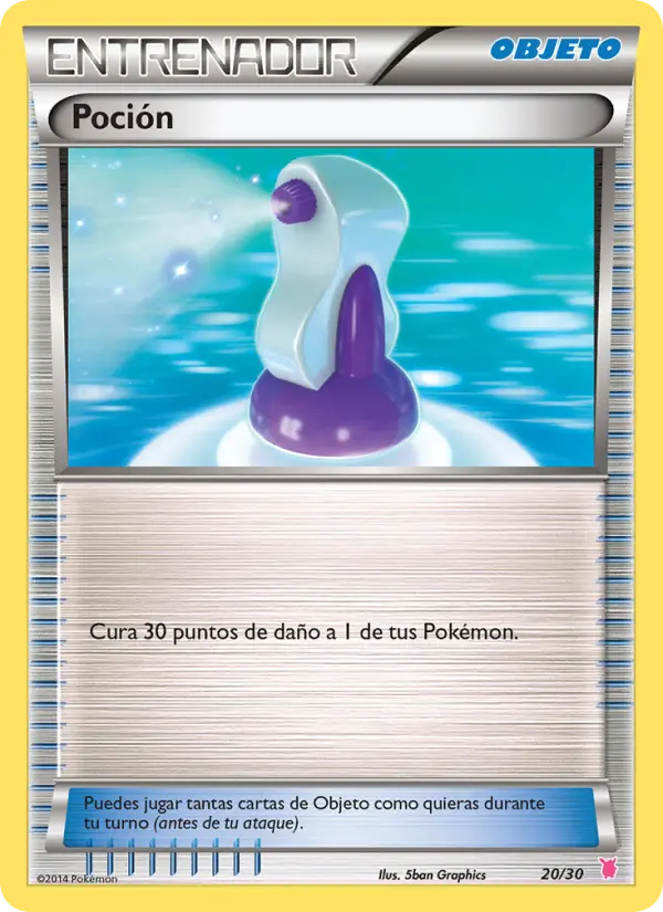 Potion Common Pokemon card #20 from XY trainer Kit (Wigglytuff)